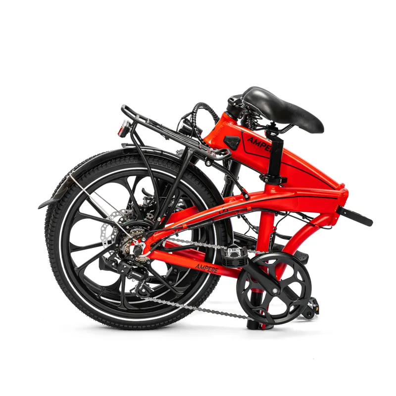 Ampere Mode Folding Electric Bike Red -3